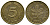 ФРГ 5 ПФЕННИГОВ 1990 F KM 107, J. 382 сталь плакированная латунью 26-846