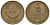 СССР 1 копейка 1985 Y 126a, Schon 75a латунь 4580-142