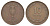 Израиль 10 прут 1949 JE 5709 KM 11 бронза 45-945