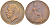 Великобритания 1 пенни 1921 Георг V (1910-1936) KM 810, Spink 4051 бронза 180-121