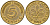 ФРГ 5 пфеннигов 1988 D KM 107, J.382 сталь плакированная латунью 4115-1229