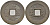 КИТАЙ 1 КЭШ ND BOO-CLOWAN ОТДЕЛ ПО СБОРУ НАЛОГОВ 4,1 гр бронза 3853-1245