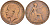 Великобритания 1 пенни 1911 Георг V (1910-1936) KM 810, Spink 4051 бронза 4590-1143