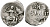 Великое Княжество Московское денга 1535 - 1547 Иван IV Васильевич, Московский монетный двор, 0,36 грамм ГиК №21 серебро 262-1236