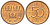 Швеция 50 эре 2006 Карл XVI Густав (1973- ) KM 878 бронза UNC 4618-252