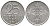 НОРВЕГИЯ 25 ЭРЕ 1976 УЛАФ V (1957-1991) KM 417 медно-никель 100-1163