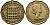 Великобритания 3 пенса 1958 Елизавета II (1952-2022) KM 900, Spink 4153 никель латунь 41-1217