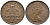 Великобритания 2 пенса 1980 Елизавета II (1952-2022) KM 916, Spink 4235 (C1) бронза 87-735