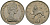 Великобритания 10 пенсов 1981 Елизавета II (1952-2022) KM 912, Spink 4231 (F1) медно-никель 4384-924