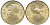 Танзания 20 центов 1970 KM 2 никель латунь UNC 4519-841