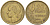 ФРАНЦИЯ 20 ФРАНКОВ 1950 ПЕТУХ, 4 ПЕРА KM 917.1, LE FRANC 402.3 алюминиевая бронза 76-1025