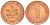 ФРГ 1 ПФЕННИГ 1987 J KM 105, J.380 сталь плакированная медью 4396-1538