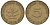ФРГ 5 пфеннигов 1950 D KM 107, J.382 сталь плакированная латунью 4174-514