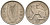 Ирландия 3 пенса 1961 заяц KM 12a медно-никель 4596-1066