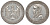 Германия 5 марок 1927 F, 450 лет Университету Тюбингена J.329, KM 55 серебро 00-815-24