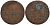 Пруссия 1 пфенниг 1828 D, Фридрих Вильгельм III (1797-1840) KM 405 медь 4549-321