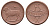 Луккау 75 пфеннигов 1921 Men22.2 19537.7, Scheuch 163a, Men05 15588.7 фарфор 1094-10-13