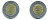 Мексика 1 песо 2001 KM 603 биметалл 176-1242