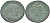 Римская Империя нуммий 300 - 301 Диоклетиан, бюст императора, IMP C C VAL DIOCLETIANVS P F AVG / Гений Римского народа, GENIO POPVLI ROMANI TSВ, Фессалоника RIC 21а биллон 1073-23-21