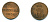Ганновер 1 пфенниг 1846 B, Эрнст Август (1837-1851) KM 201.1, AKS 129, J. 74 медь 35-828