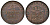 ПРУССИЯ 4 ПФЕННИГА 1868 C, ВИЛЬГЕЛЬМ I (1861-1888) KM 483 медь 1522-1125