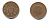 Великобритания 1 пенни 2000 Елизавета II (1952-2022) KM 986, Spink 4710 (B5) сталь плакированная медью 177-542
