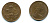 Великобритания 2 пенса 1971 Елизавета II (1952-2022) КМ 916, Spink 4235 (C1) бронза 4110-645
