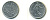 Франция 1/2 франка 1965 сеятель KM 931, Le Franc 198.3 никель 83-323