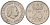Нидерланды 25 центов 1977 Юлиана (1948-1980) KM 183 никель 4564-1253