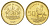 Лесото 50 лисенте 1998 KM 65 сталь плакированная латунью UNC 4617-444