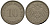 ГЕРМАНИЯ 10 ПФЕННИГОВ 1906 A БРАК ЗАГОТОВКИ KM 12, J. 13 медно-никель 650-1725