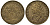 Франция жетон 1722 Людовик XV, 25 октября 1722 , коронация бронза 413-3134