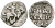 ВЕЛИКОЕ КНЯЖЕСТВО МОСКОВСКОЕ ДЕНГА 1535 - 1547 ИВАН IV ВАСИЛЬЕВИЧ, МОСКОВСКИЙ МОНЕТНЫЙ ДВОР, 0,36 ГР ГиК №48 серебро 262-1311