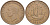 Великобритания 1/2 пенни 1944 Георг VI (1936-1952) KM 844, Spink 4115 бронза 51-2025