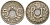 Франция 5 сантимов 1920 KM 865 медно-никель 4596-448