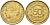 ФРАНЦИЯ 50 САНТИМОВ 1932 ТИП MORLON, OPEN 9, С ЯГОДОЙ KM 894.1, LE FRANC 192.7 алюминиевая бронза 44-713