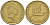 Новая Зеландия 2 доллара 1990 Елизавета II (1952-2022), большая белая цапля KM 79 алюминиевая бронза 59-111