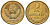 СССР 2 копейки 1980 Y 127a, Schon 76a латунь BUNC 4564-514