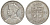Фиджи 1 флорин 1934 Георг V (1910-1936), герб Фиджи KM 5 серебро    91-1141