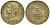 Франция 5 сантимов 1967 KM 933, Le Franc 125.3 медь алюминий никель 4124-1269