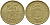 КОСТА-РИКА 25 КОЛОН 2001 B.C.C.R. KM 229а латунь 56-933