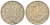 Румыния 1 лей 1924 Фердинанд I (1914-1927) KM 46 медно-никель 217-141