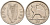 Ирландия 3 пенса 1962 заяц KM 12а медно-никель 92-233