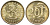 Финляндия 20 пенни 1980 K KM 47 алюминиевая бронза UNC 259-543