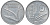 Италия 10 лир 1955 R, плуг KM 93 алюминий 4163-351