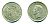 Великобритания 1/2 кроны 1945 Георг VI (1936-1952) KM 856, Spink 4080 серебро 89-1215