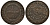 ИТАЛИЯ, САРДИНИЯ 1 ЧЕНТЕЗИМО 1826 EAGLE HEAD, P KM 98.2 медь 100-532