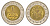 Египет 1 фунт 2005 KM 940 биметалл UNC 4646-617