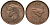 Великобритания 1 фартинг 1948 Георг VI (1936-1952) KM 843, Spink 4116 бронза 4122-714
