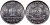 ГДР 1 МАРКА 1963 А KM 13 алюминий UNC 1523-213